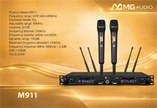 Micro không dây MG Audio M911 – UHF 2 kênh, 200 tần số